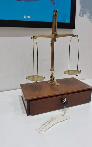 Antique assay bullion - assay, scales
