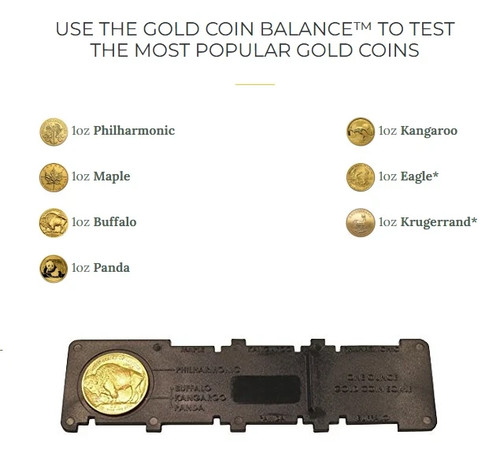 Gold coin balance authenticity - gold,