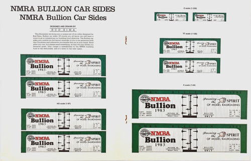 Nmra bullion car - nmra, ho